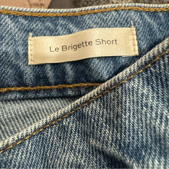 FRAME Le Bridgette Denim Shorts Size 24 - Picture 6 of 6